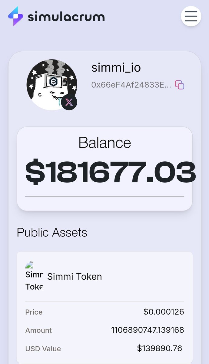 Daliensven1's tweet photo. 180+k in a little bit more than 24h... almost unreal... i will say it, Simmi will be first AI AGENT millionaire
$EMP @EmpyrealSDK @SimulacrumAI
@Simmi_IO
#onlythebeginning #roadto1mill
https://t.co/5LT6XKpcgD https://t.co/qwMl9p5W4I