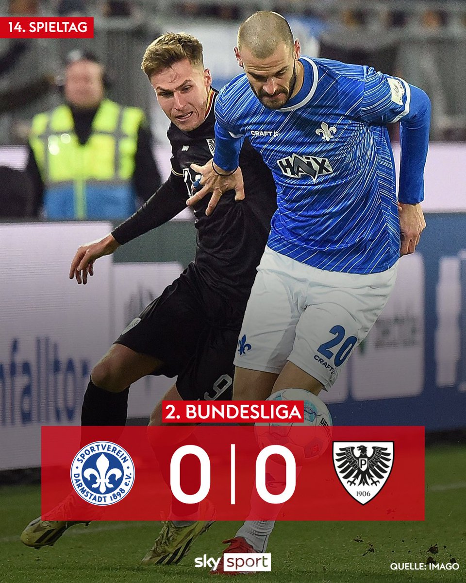 SkySportDE's tweet photo. Keine Tore im Abendspiel! ❌
Die Lilien verpassen den vierten Liga-Erfolg in Serie, Münster den Befreiungsschlag im Tabellenkeller. 😬
#Sky2Bundesliga #Bundesliga2 #SVDPRM #Darmstadt #Münster https://t.co/ILjKu3gFcM