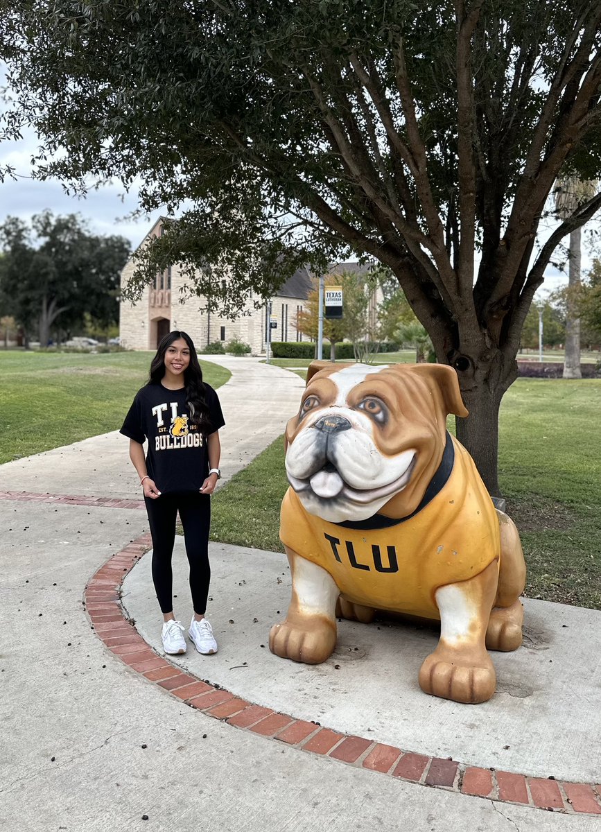 I am truly SO blessed and excited to announce that I have verbally committed to play volleyball and further my academic and athletic career at Texas Lutheran University! 💛🖤#committed #pupsup <a href="/TLU_VB/">TLU Volleyball</a>