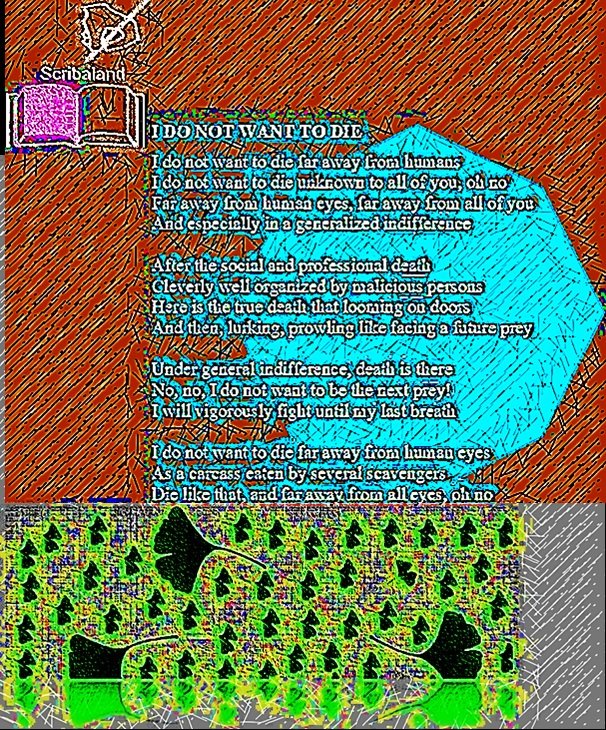 scribaland1's tweet image. #scribaland I DO NOT WANT TO DIE
The social and #professionaldeath is #veryhard but,we can win #oneday, but the #truedeath,unfortunately,alas,never!#scribaland1 #nft #lyric #lyrics #manual #manuals #manuscript #manuscripts #max #memoir #memoirs #meta #movie #movies #music #musics