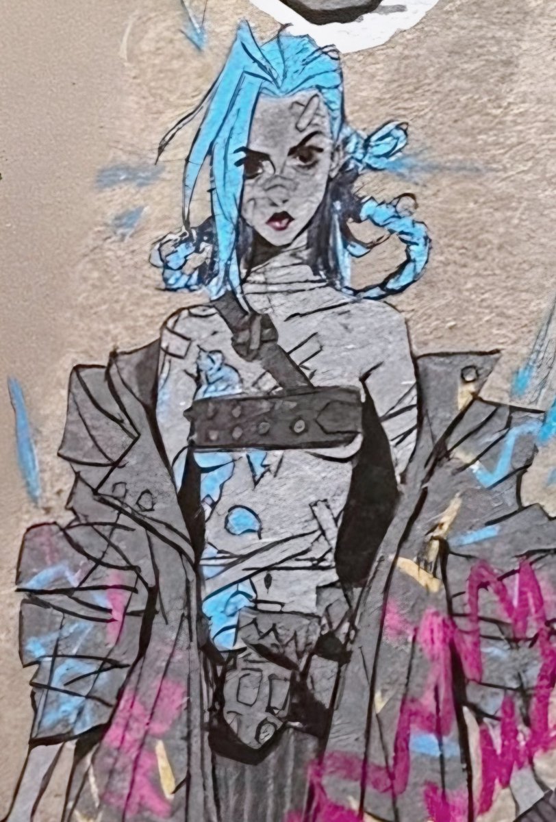 i tried to cosplay the new official jinx art 💙