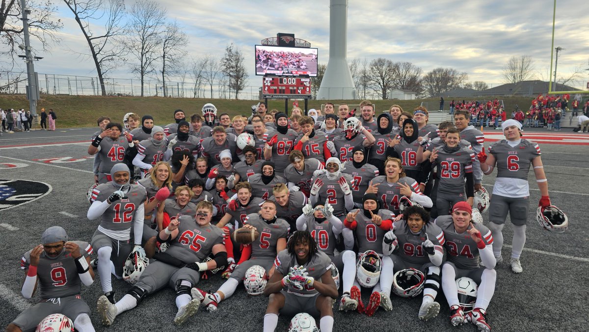 FINAL
Nixa 56
Kirkwood 46

You knew there was something special about the direction of this program when John Perry took it over five years ago and here we are.

The Nixa Eagles are going to the Class 6 state championship.

Dylan Rebura - 322 yards, 6 TD