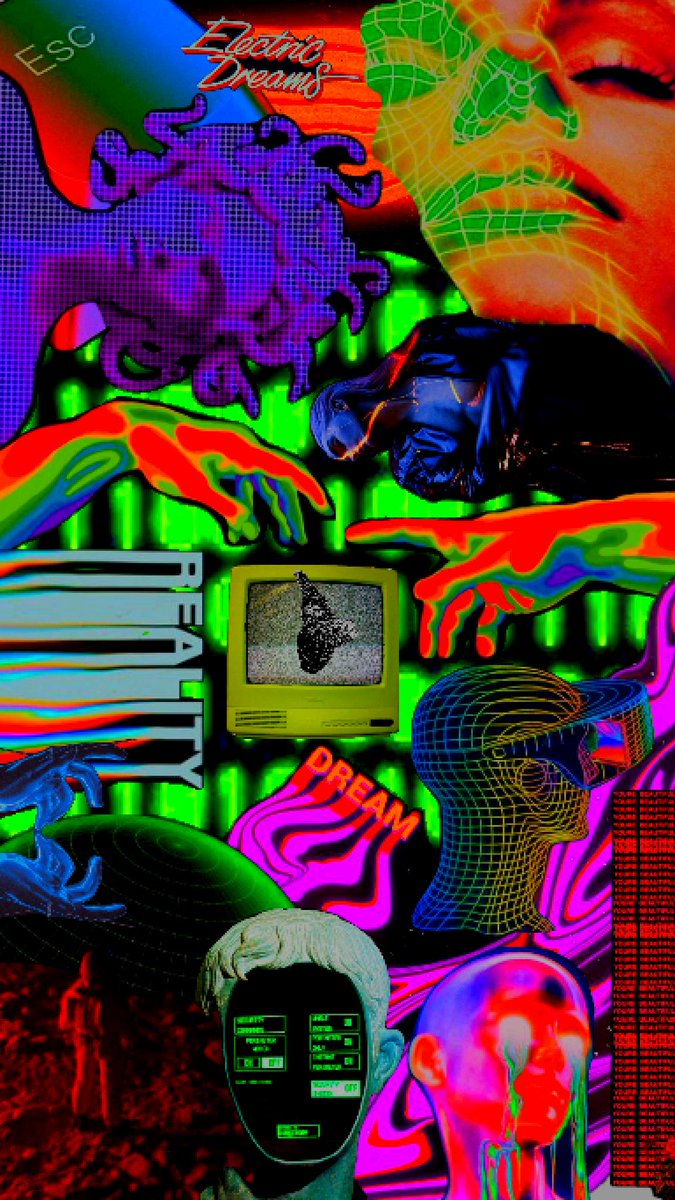 electric dreams stitched from fractured realities