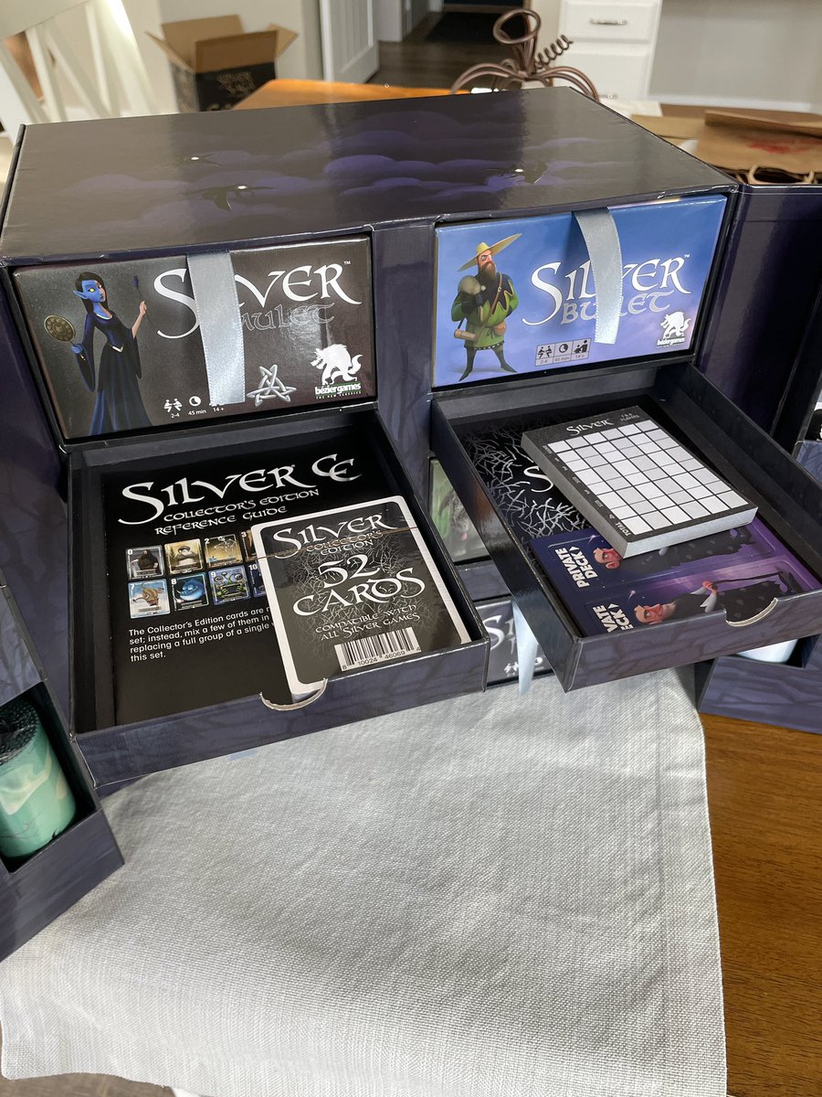 So excited to get the Silver Collector’s Edition! 
Can’t wait to dive into the new Eye and Fang sets and use these play mats!  <a href="/beziergames/">Bezier Games, Inc.</a>