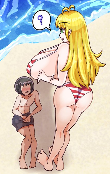 寒いと水着が描きたくなるわね......マキちゃんとちっこいマスター。

https://t.co/6U4EwwhNvA 