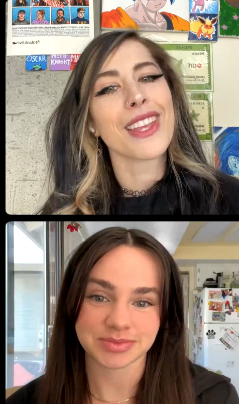 mizzy is interviewing turbo on her ig #fishtanklive #fishtankdotlive