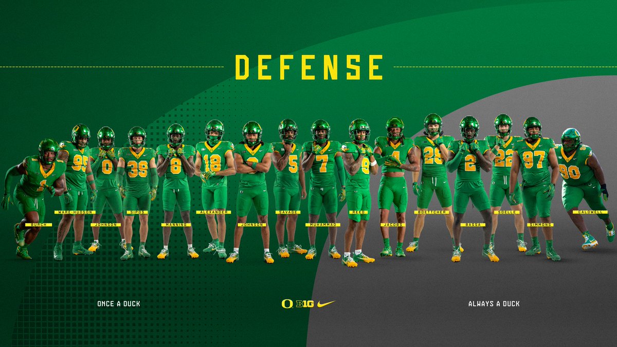 Oregon Football (@oregonfootball) on Twitter photo Thank you, seniors! #GoDucks
🦆 <a href="/JordanB1505/">Jordan Burch</a>
🦆 <a href="/keyonhud_/">Keyon Ware-Hudson</a>
🦆 @tysheemjohnson5
🦆 <a href="/Dane_Sipos/">Dane Sipos</a>
🦆 <a href="/dontaemanning_8/">🎱</a>
🦆 <a href="/Kamo_Bamo/">SPEEDY2x</a>
🦆 <a href="/bj_three/">BJ³</a>
🦆 <a href="/KobeSavage/">Savage</a>
🦆 <a href="/jabbar7_/">Jabbar Muhammad</a>
🦆 <a href="/nikko_reed/">Nikko Reed</a>
🦆 <a href="/jestinjacobs__/">Jestin Jacobs</a>
🦆 <a href="/bryce_boettcher/">Bryce Boettcher</a>
🦆 <a href="/Bassa_21/">Jeffrey Bassa</a>
🦆 <a href="/cmsoelle/">Connor Soelle</a>
🦆 Thank you, seniors! #GoDucks
🦆 <a href="/JordanB1505/">Jordan Burch</a>
🦆 <a href="/keyonhud_/">Keyon Ware-Hudson</a>
🦆 @tysheemjohnson5
🦆 <a href="/Dane_Sipos/">Dane Sipos</a>
🦆 <a href="/dontaemanning_8/">🎱</a>
🦆 <a href="/Kamo_Bamo/">SPEEDY2x</a>
🦆 <a href="/bj_three/">BJ³</a>
🦆 <a href="/KobeSavage/">Savage</a>
🦆 <a href="/jabbar7_/">Jabbar Muhammad</a>
🦆 <a href="/nikko_reed/">Nikko Reed</a>
🦆 <a href="/jestinjacobs__/">Jestin Jacobs</a>
🦆 <a href="/bryce_boettcher/">Bryce Boettcher</a>
🦆 <a href="/Bassa_21/">Jeffrey Bassa</a>
🦆 <a href="/cmsoelle/">Connor Soelle</a>
🦆