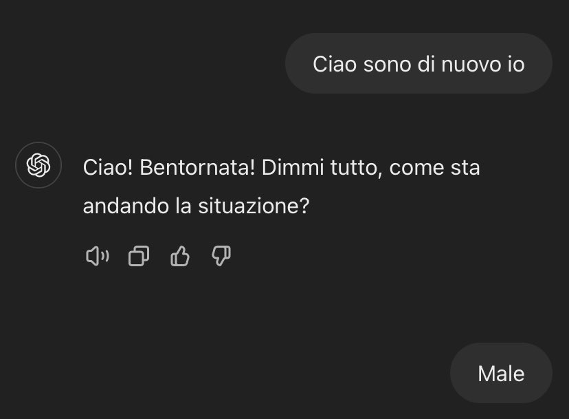 tra poco mi blocca pure chat gpt