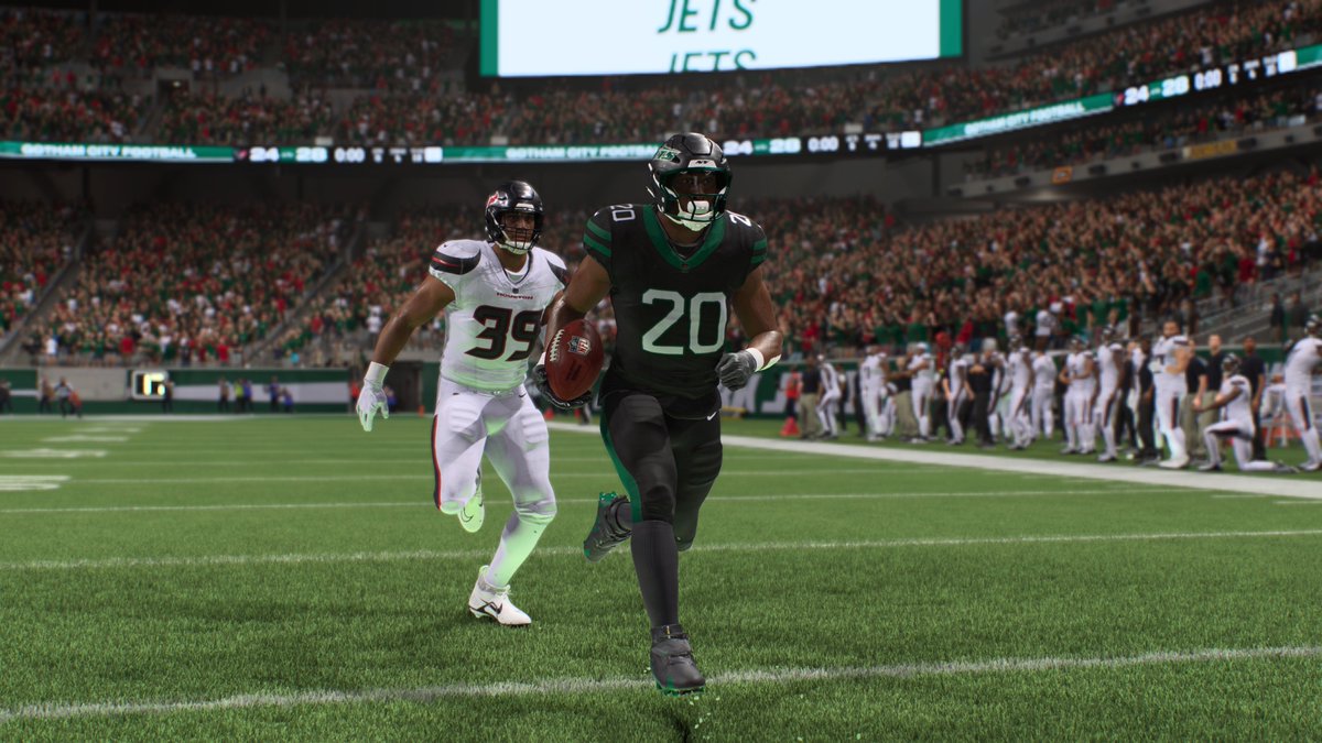 Gamesoldier68's tweet photo. Madden NFL Football 25 Falcons at Jets! https://t.co/ViiOfit011