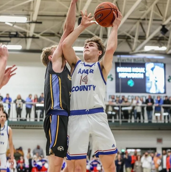 JosephDecker23's tweet photo. Adair County takes down Boyd County, 83-78. 

Adair takes the win despite not having two crucial pieces in Brayton Coomer, and Lane Grant. Both players started for the Indians during the state tournament. 

Connor Loy was electric! Scoring 31 points, and adding 7 assists. Loy was coming off a big scrimmage game where he scored 23 points, and had 16 assists. The Adair county guard led the state in assists last season, a true playmaker. 

Isaiah Cochran scores 20 points, and grabs 11 rebounds. Looking energetic, and athletic despite the injury this summer. 

Solomon Stonebraker and Dawson Gilbert score a dozen (12) a piece. 

@AdairCoBball | @KYINhoops