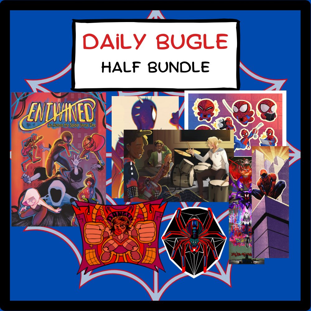 SpideyZine's tweet photo. LEFTOVERS ARE OPEN!! Grab your corner of the Spider-Verse by getting our zine, merch and other goodies now! Quantities are extremely limited so thwip on over to our store now! 

#spiderverse #spiderversezine #marvelzine #spiderman #intothespiderverse #acrossthespiderverse #marvel https://t.co/DedktiNU1T