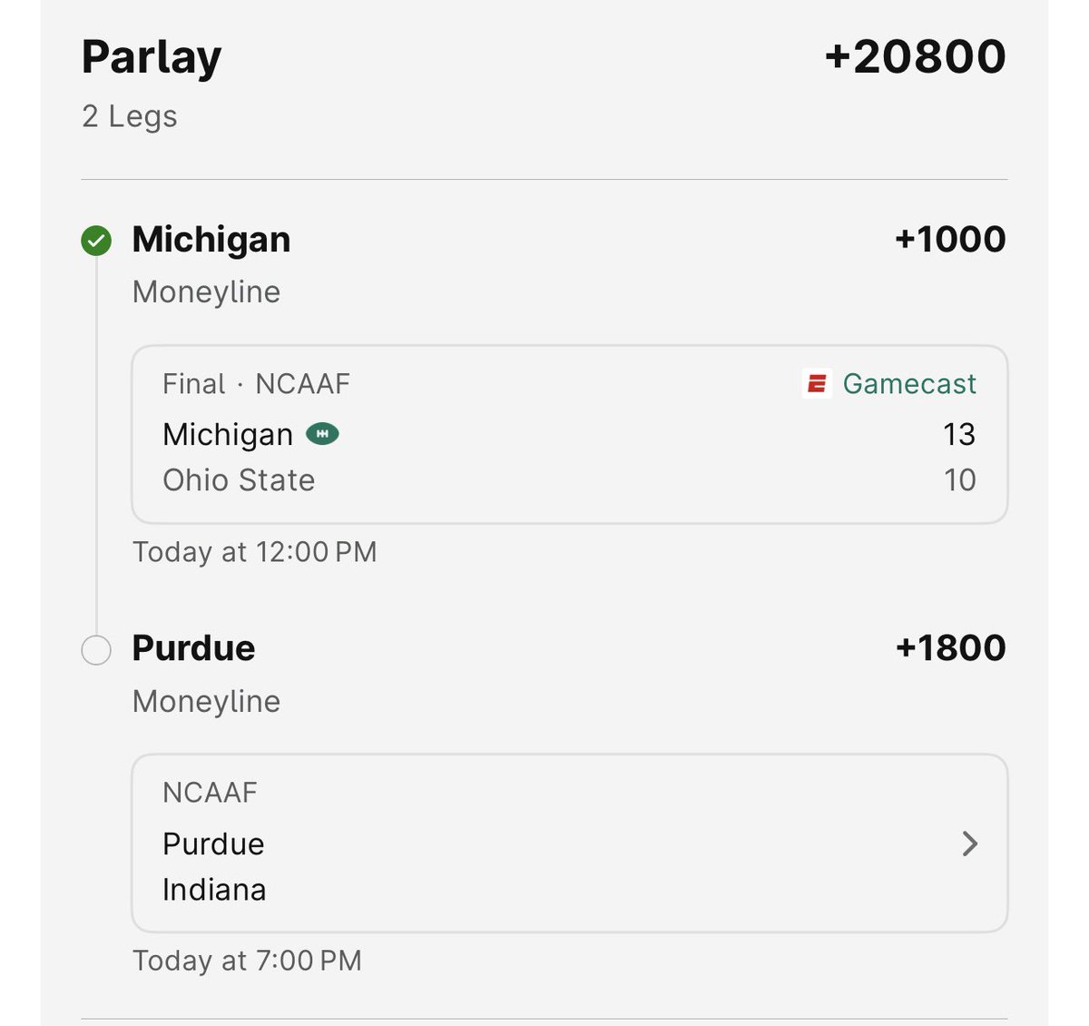 If Purdue wins, I’ll send someone $100 that does the following ⬇️ 

All you have to do is the following 3 things:

1) Must be following me. 
2) REPOST.
3) Tag someone in the comments.

No purchase necessary…