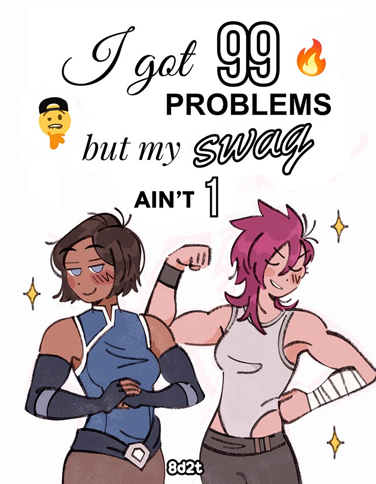 whatever you say beautiful buff women protagonists #korra #vi #arcane #atlk