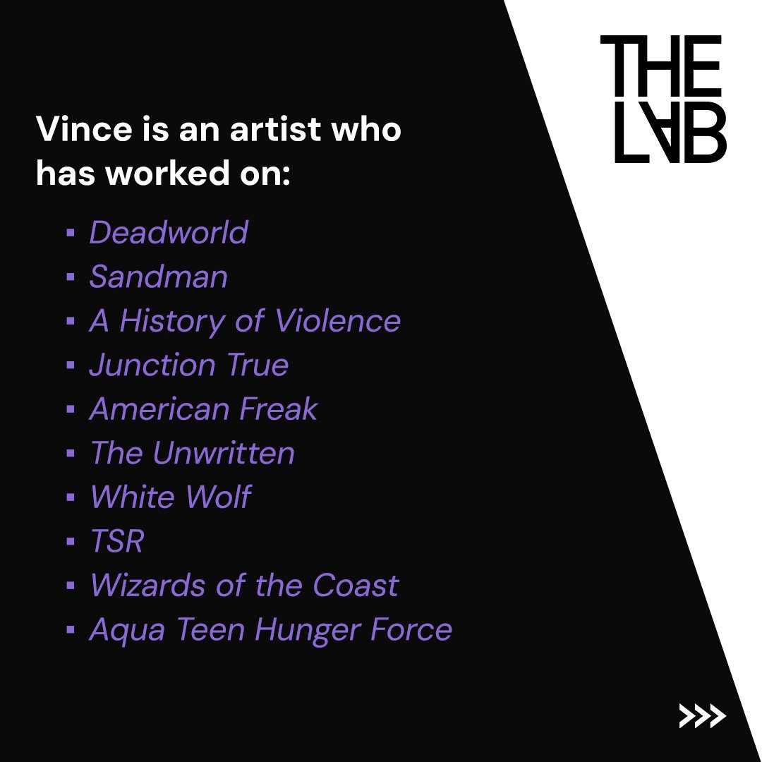 thelabpress's tweet photo. @Vincelocke, interior artist of #Essentials, has worked on art for #Deadworld, #Sandman, #AHistoryOfViolence, #JunctionTrue, and a myriad of other projects. https://t.co/l3SVfeIvHN
