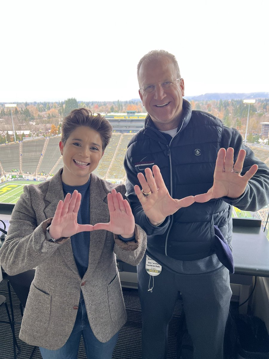 Even on assignment for other games, it’s still All About the U 🙌🏼 

<a href="/proCanes/">proCanes.com</a> <a href="/UM_alumni/">University of Miami Alumni Association</a>