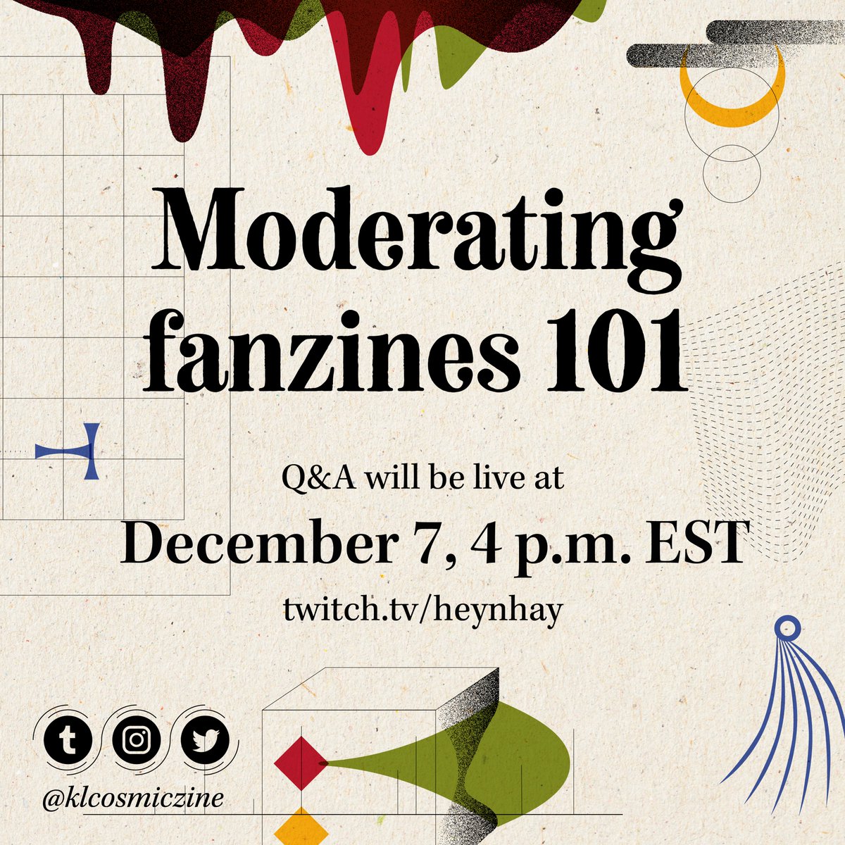 Thank you all for your questions! You still have the rest of today to get them in, otherwise we'll be taking additional questions during our livestream on December 7th. See you then!

#klance #fanzine #klancezine