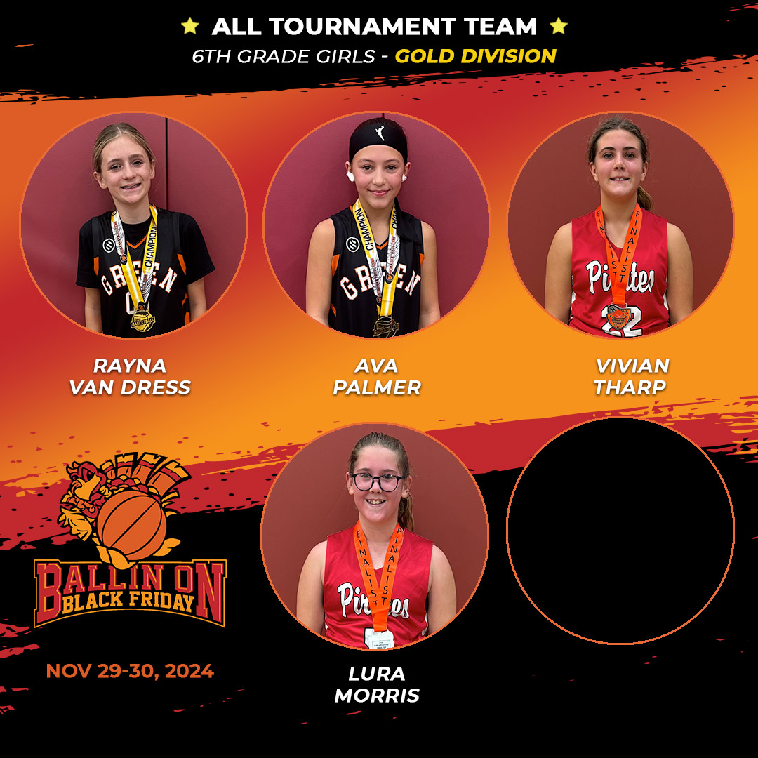Ohio_Basketball's tweet photo. Ballin On Black Friday, 6th-gradegirls gold division all-tournament team! @Green_Bulldogs @GreenBulldogsGB @Perry_Pirates @PerryGirlsHoops https://t.co/pe7iTmcwvS