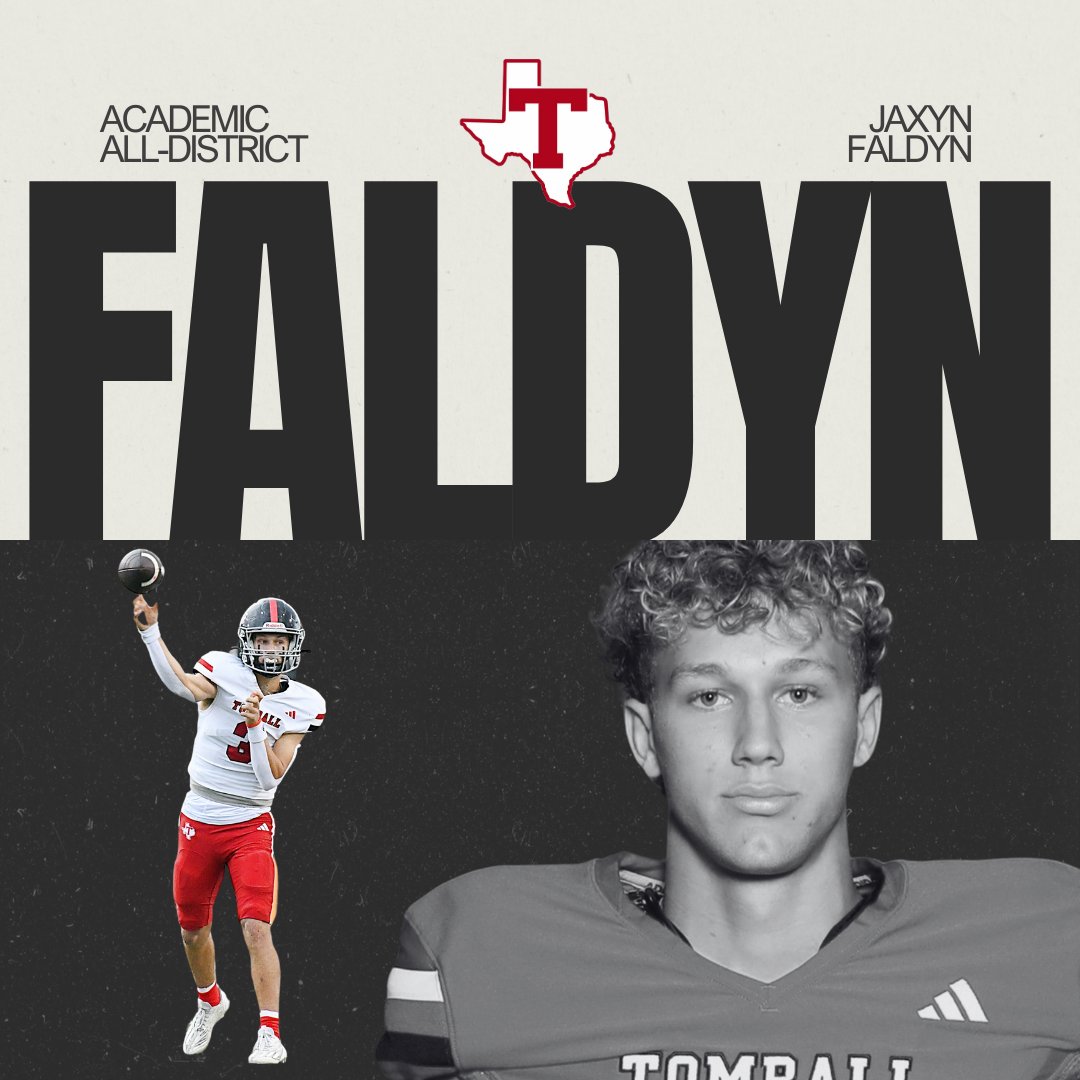 Tomball Cougar Football (@footballtomball) on Twitter photo Congratulations to the UNANIMOUS 1st Team All-District Quarterback <a href="/JaxynFaldyn/">Jaxyn Faldyn ✞</a>
#FHFT #CollinsStrong #ItsWhatWeDo Congratulations to the UNANIMOUS 1st Team All-District Quarterback <a href="/JaxynFaldyn/">Jaxyn Faldyn ✞</a>
#FHFT #CollinsStrong #ItsWhatWeDo
