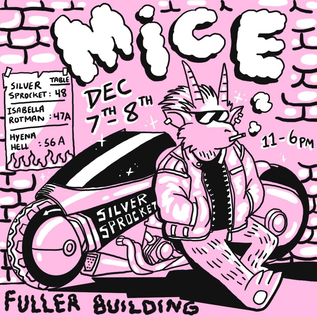Silver Sprocket (@silversprocket_) on Twitter photo <a href="/MassMICE/">Massachusetts Independent Comics Expo</a> <a href="/IsabellaRotman/">π§πΌββοΈ Isabella Rotman π</a> Come by and say hi!! We'll say hi back! Its party time in Boston brother π»
Flyer by Tina Lugo! <a href="/MassMICE/">Massachusetts Independent Comics Expo</a> <a href="/IsabellaRotman/">π§πΌββοΈ Isabella Rotman π</a> Come by and say hi!! We'll say hi back! Its party time in Boston brother π»
Flyer by Tina Lugo!