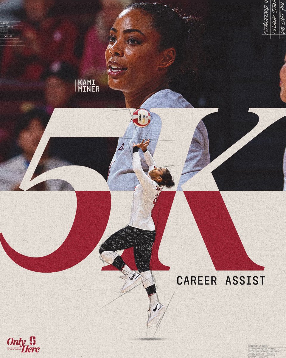 Queen of the court 👑

The fifth player in school history to tally 5K 👏

#GoStanford