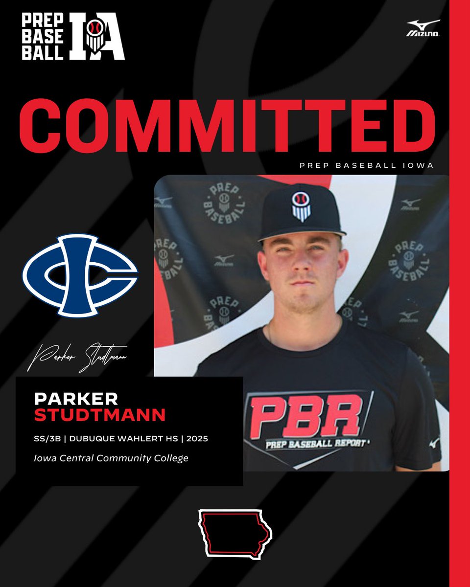 Prep Baseball Iowa (@prepbaseballia) on Twitter photo 🎓𝐂𝐨𝐦𝐦𝐢𝐭𝐦𝐞𝐧𝐭 𝐖𝐚𝐭𝐜𝐡🎓
Parker Studtmann, (2025, SS/3B, <a href="/WahlertBaseball/">Wahlert Baseball</a>) commits to Iowa Central Community College.
👤 loom.ly/rFSfL_o
<a href="/Parker_stud4/">Parker Studtmann</a> ✖️ <a href="/ICCCBaseball/">Iowa Central Baseball</a> 🎓𝐂𝐨𝐦𝐦𝐢𝐭𝐦𝐞𝐧𝐭 𝐖𝐚𝐭𝐜𝐡🎓
Parker Studtmann, (2025, SS/3B, <a href="/WahlertBaseball/">Wahlert Baseball</a>) commits to Iowa Central Community College.
👤 loom.ly/rFSfL_o
<a href="/Parker_stud4/">Parker Studtmann</a> ✖️ <a href="/ICCCBaseball/">Iowa Central Baseball</a>