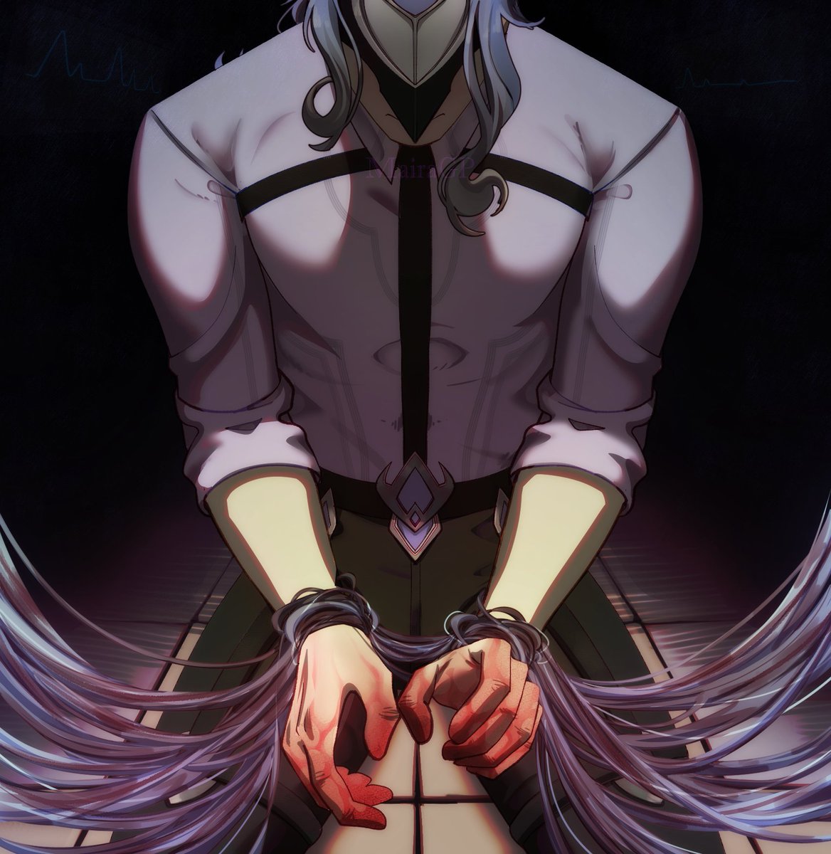 Maikyoin's tweet image. Guilt you always ignore will handcuff you in nightmares #segmentoc #dottore