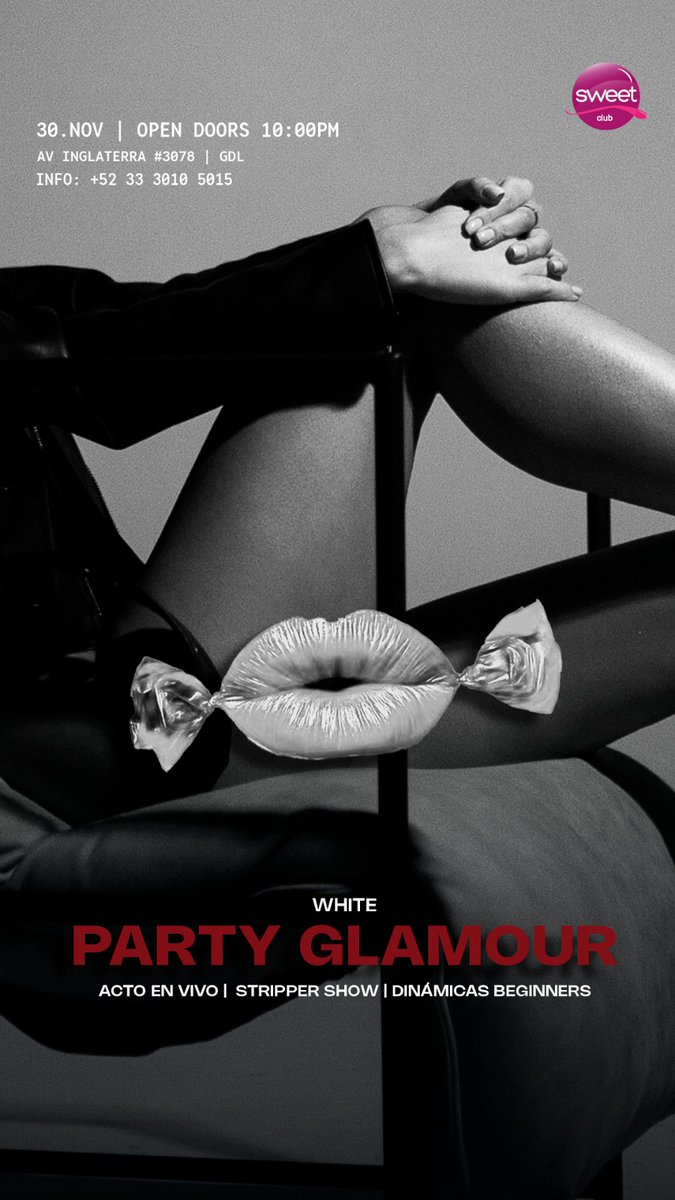 Hoy toca <a href="/SweetClub9/">Sweet Club</a>  con nuestros amigos <a href="/MJSWGDL/">María Jose</a> y <a href="/sw32666/">Lucifer Sw</a> 😍🥵🤤
A que parejitas veremos por allá?? Manden Dm😍🤤