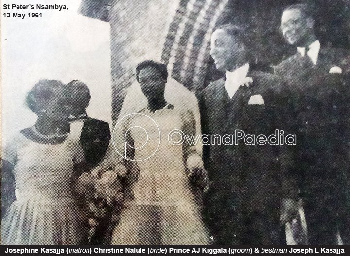 TonyOwana's tweet photo. NOVEMBER TRAGEDIES
Not only Muteesa &amp; his dad Chwa died in November but Chwa's son Joseph Kiggala too!
A Catholic like Pr Amb Ndawula &amp; Pr Wassajja, Kiggala's Bestman was JL Kasajja, @DrBayiggaLulume grandpa &amp; matron Jojo Kasajja Mama of @lungfishman Harry!
#Owanapaedia has ink! https://t.co/KSuay9AcgO