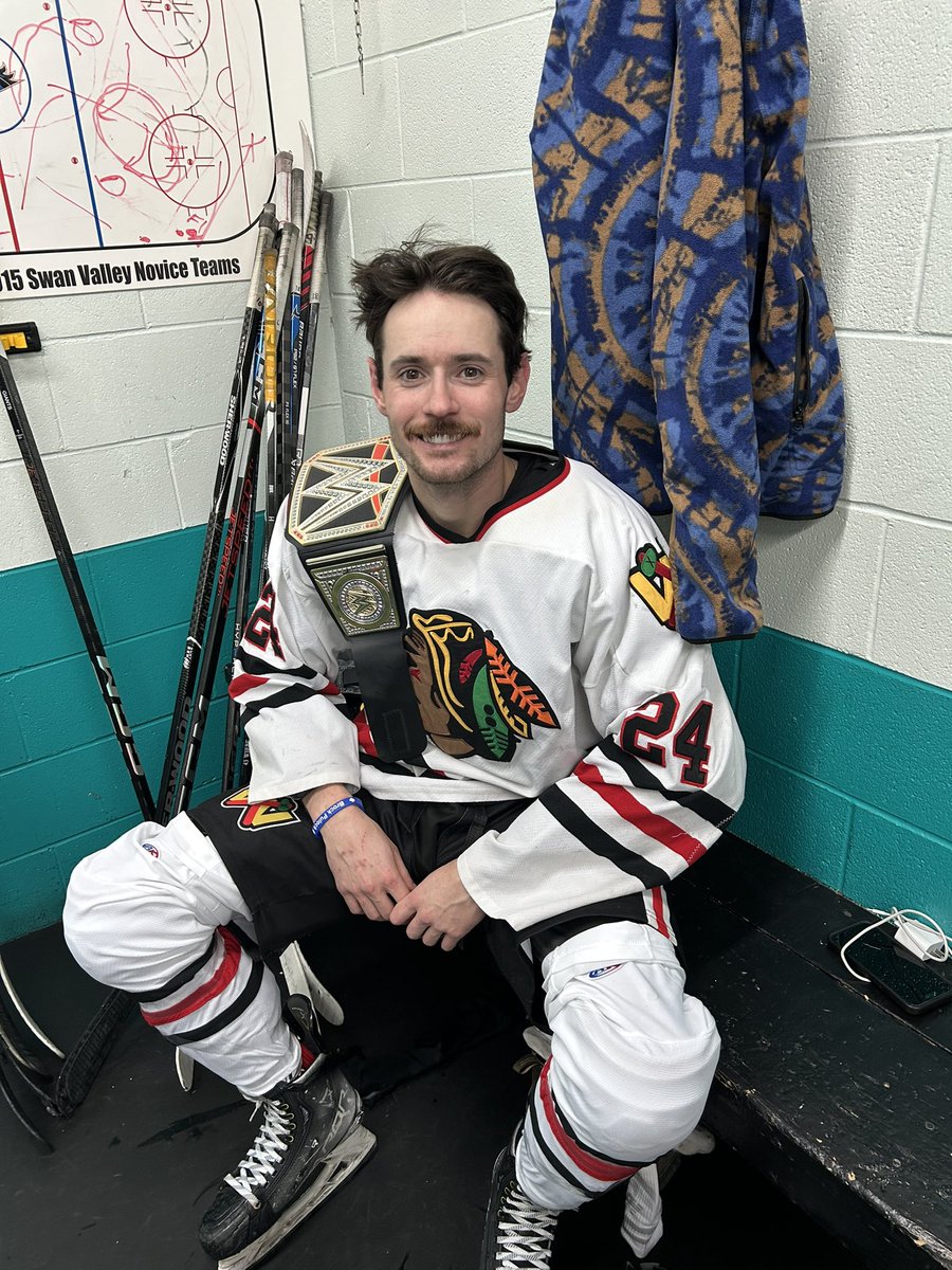 Well we rolled into swan river 12minutes before warms ups with a short bench and the boys gutted out a 6-2 win over the axemen! Rylee Zimmer gets the belt with a 5 point night! Next Friday we are in Esterhazy. Home to Wapella Saturday! See you at the rink!!