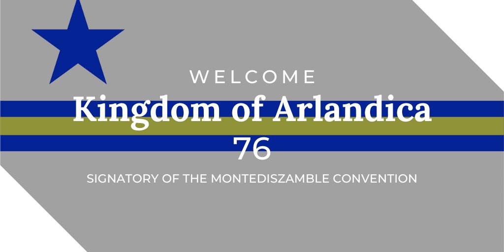 Welcome <a href="/arlandica/">HMBN Arlandica</a>, the 76th signatory of the Montediszamble Convention!
