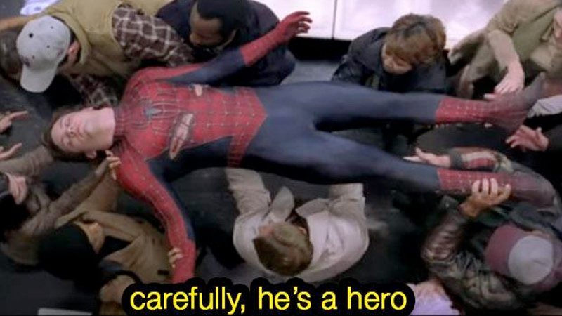 MichiganWings's tweet image. Carrying Davis Warren out of the building to make room for Bryce Underwood