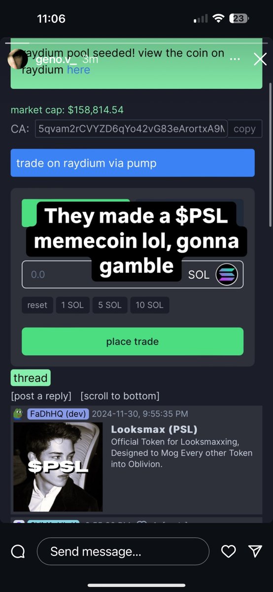 which looksmaxxer shall we onboard next?

perhaps one that retail knows very well?

$PSL 5qvam2rCVYZD6qYo42vG83eArortxA9MpLD9U3F8rp3