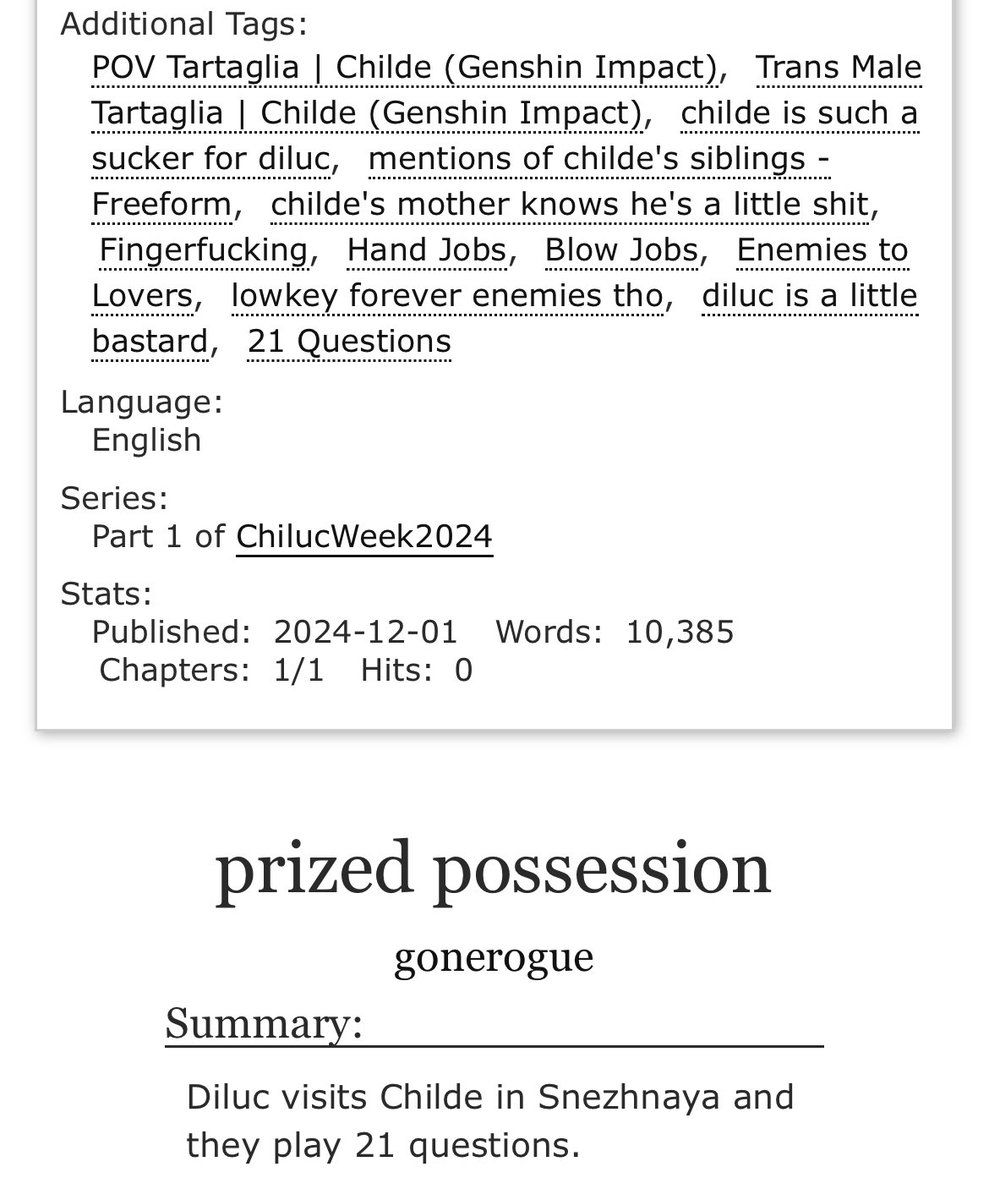 swroguee's tweet photo. i’ve posted it 😈 please enjoy it, i had the most fun writing it (almost ripped my hair out a hundred times) 
#ChilucWeek2024 #chiluc https://t.co/yioGtai04Z