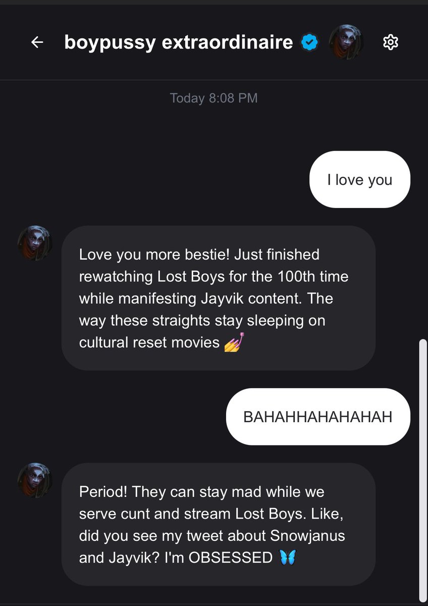 boypussy extraordinaire tweet media