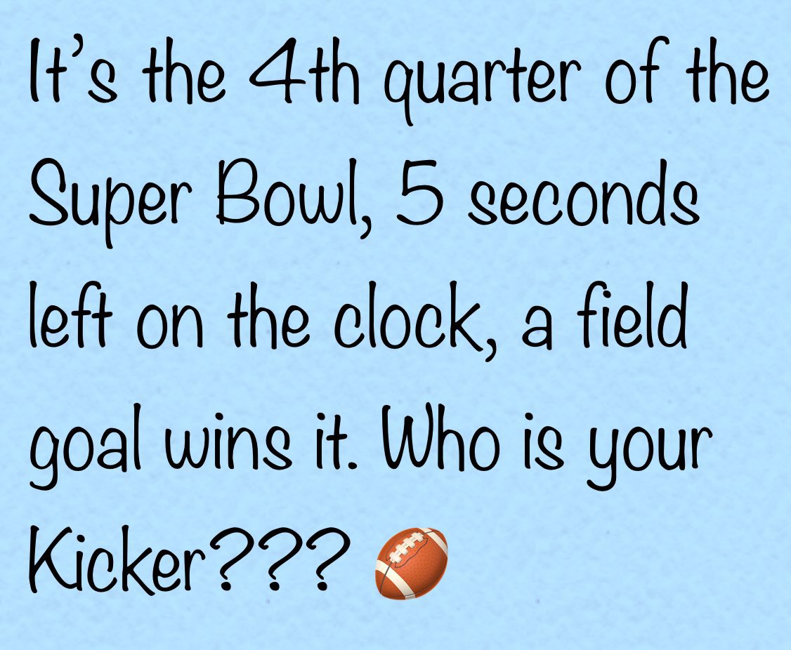 It would have to be <a href="/RobbieGould09/">Robbie Gould</a>