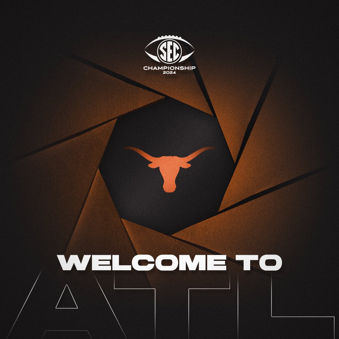 HORNS ARE ATL BOUND. 🚨

<a href="/TexasFootball/">Texas Football</a> has officially clinched a spot in the 2024 SEC Football Championship Game!  

#SECFB x #SECChampionship