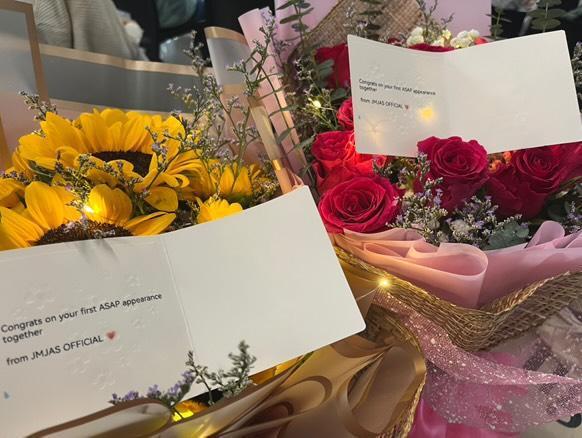 JASampunatics's tweet image. Photo unlocked! Our special gift for JM and Jas on their first ASAP appearance together! 

JMJAS Dance OnASAP
#ASAPChristmasTime 
@ASAPOfficial  @darlasauler