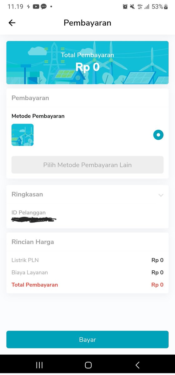 Saya udah 3 bulan terakhir mau bayar PLN via <a href="/pln_123/">PT PLN (Persero)</a> mobile ko error terus ya ? Apa gak ada yg perhatiin ya ini aplikasi ?