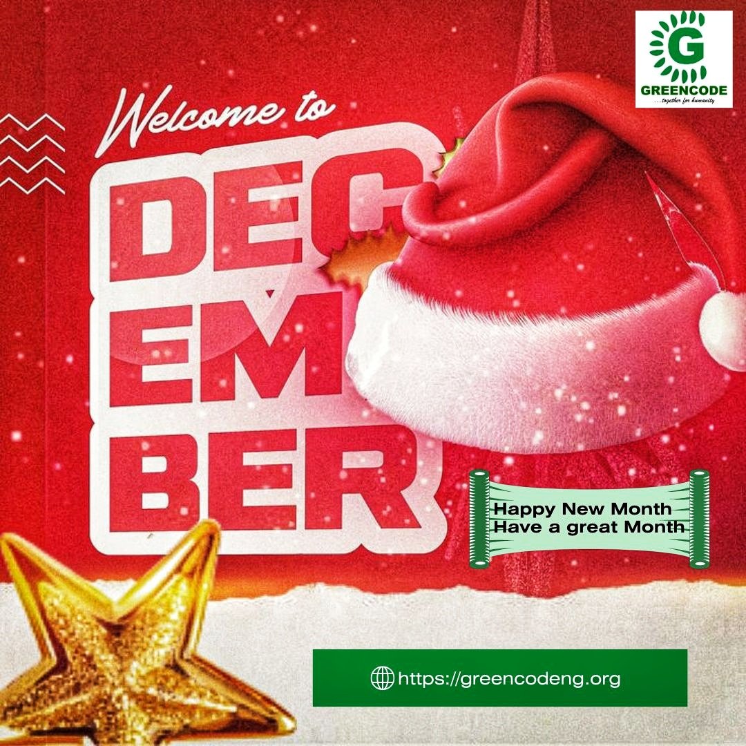 greencode12's tweet image. Welcome to the last Month of the year.

HAPPY NEW MONTH!

#december #GREENCODE #newmonth