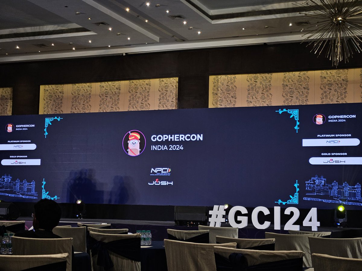 _vysakh_t_'s tweet image. #gophercon #gci24 #gopherconindia 
@GopherConIndia