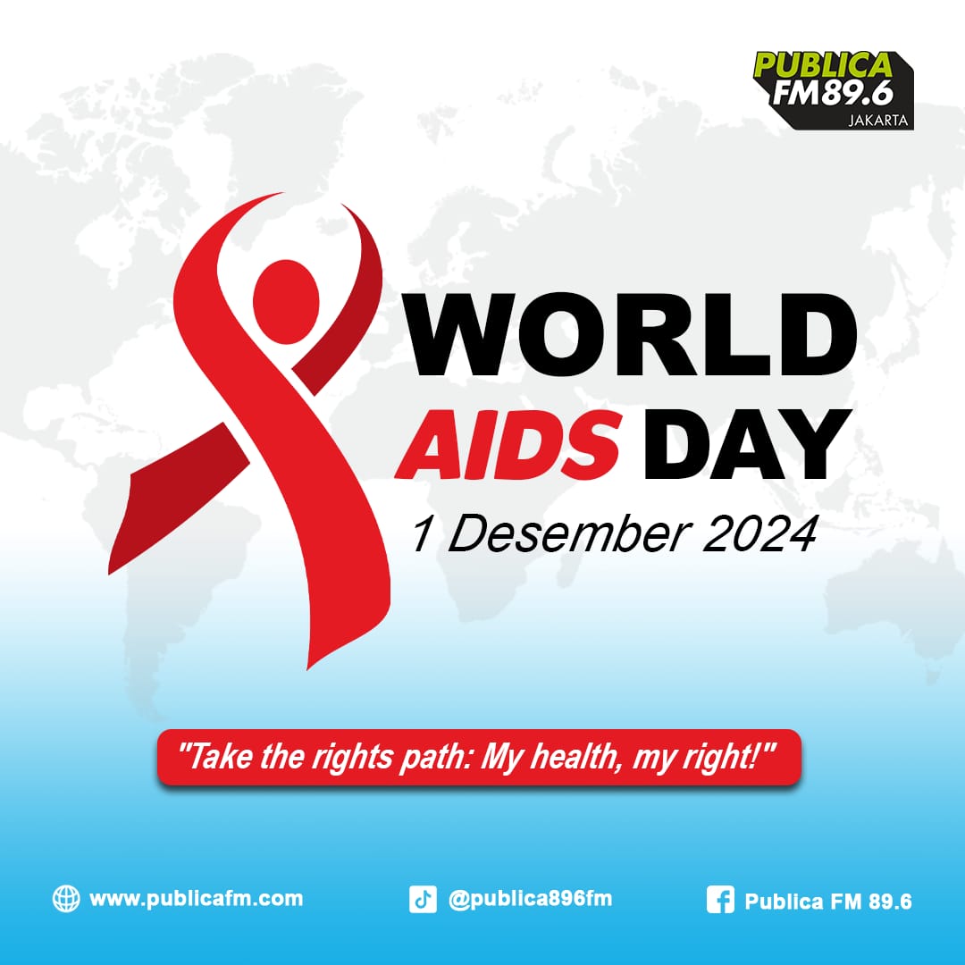 Kita semua punya peran untuk jadi bagian dari pencegahan dan perubahan. Jangan biarkan ketidaktahuan merugikan kita semua. Selamat Hari Aids sedunia, My Health My Right!

#publica896fmjakarta #publicafm #publicafmjakarta #jadilahversiterbaikdirimu #HariAidsSedunia