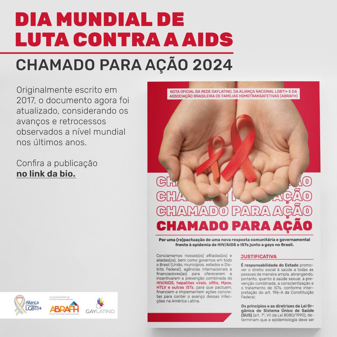 Aliança Nacional LGBTI+ tweet media