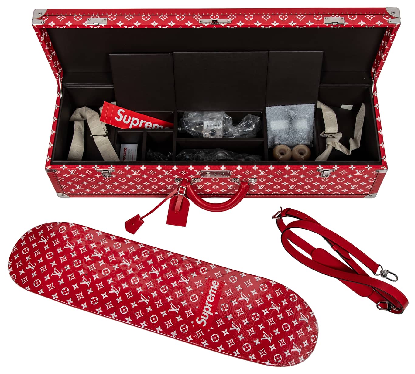 Louis vuitton supreme skateboard price hot sale