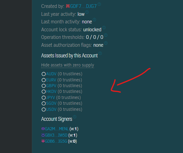 psyopbuster's tweet image. All these assets are FIAT-Velo digital credits. Do you understand? We also see activity in some of the other ones, like SGDV. These are all DIGITAL CREDITS issued on stellar network, the system is being turned on right now. Next is to pump liquidity in.

stellar.expert/explorer/publi…