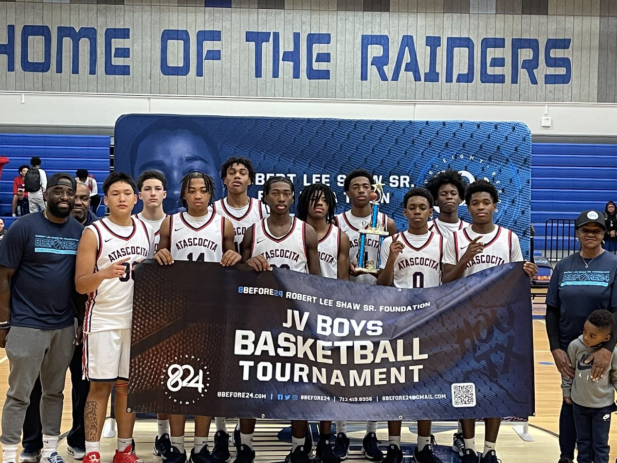 Congrats to the Atascocita Junior Varsity basketball team. Back 2 Back 8 Before24 tournament champions.🏀🅰️