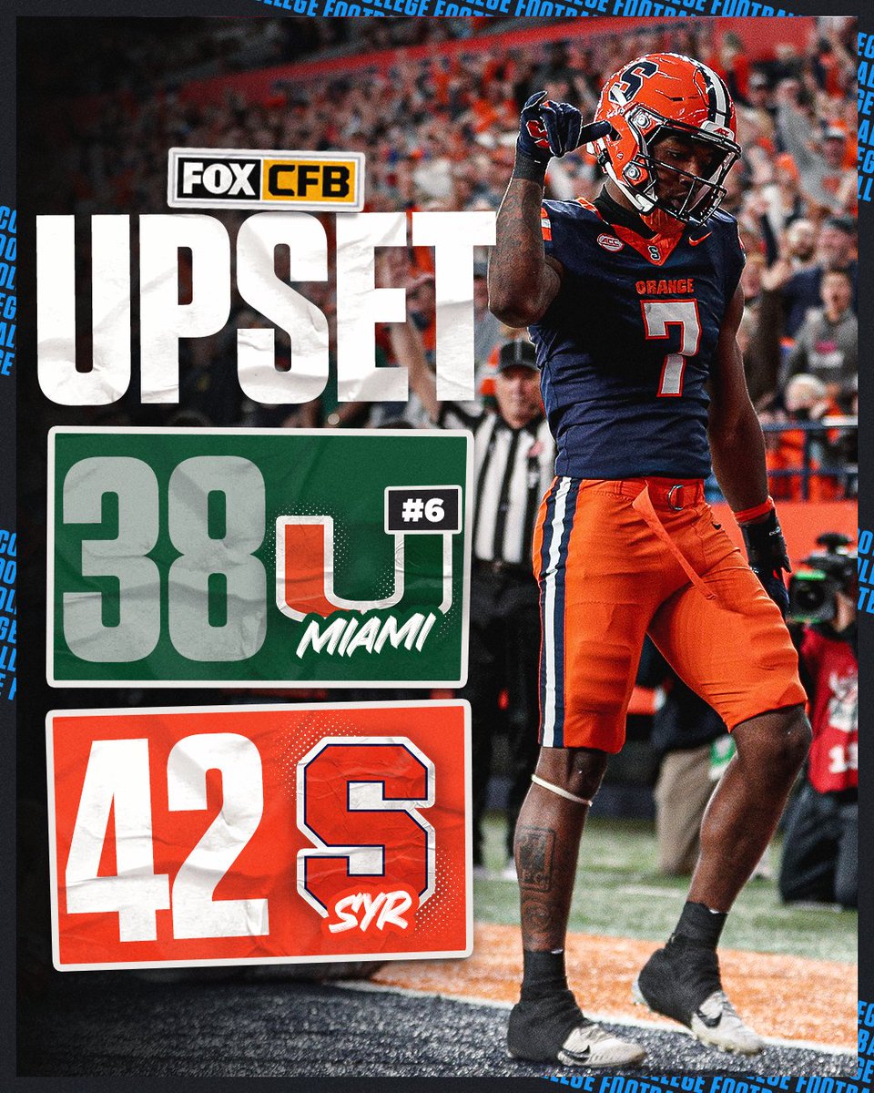SYRACUSE TAKES DOWN NO. 6 MIAMI 😱