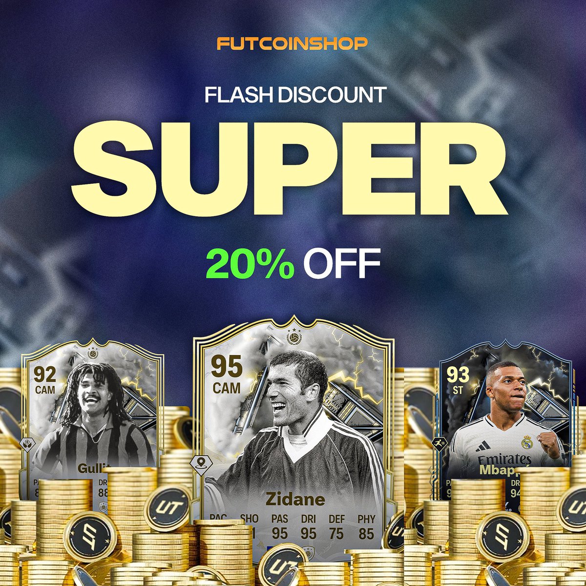 🚨 SUPER SUNDAY FLASH DISCOUNT ⚡️⚡️

Use code Super for 20% off ✅

Discount ONLY valid for 24hrs ⏳

Order now! ➡️ <a href="/FUTCoinShop/">FUT Coin Shop</a>
