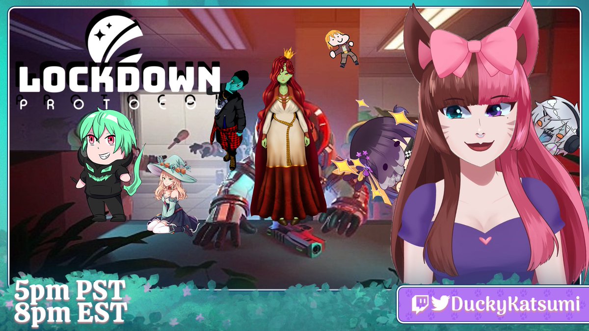 Heya Fox Pals!
Tonight I will be playing Lockdown Protocol! I will be collabing with: youtube.com/@AllatouNyx , twitch.tv/spookie_rose , twitch.tv/nonbiteyzombie , twitch.tv/arkticartz , twitch.tv/zombrovt , twitch.tv/codenameorion , twitch.tv/rubydead_queen