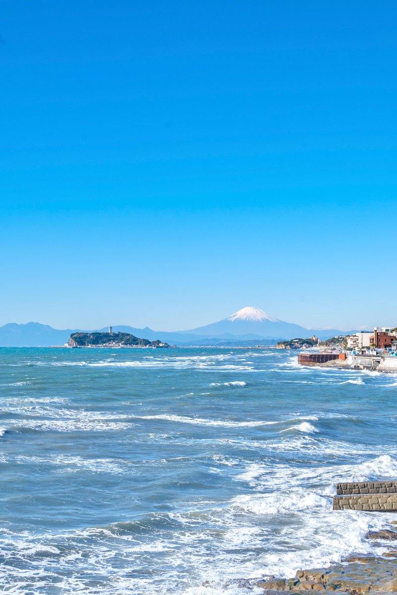 ruiruicamovi's tweet photo. 江ノ島と富士山を望む湘南の絶景。 https://t.co/IEaZoGFP3C