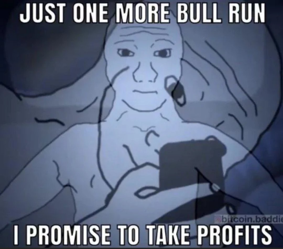 You guys promised your old self you'd take profits